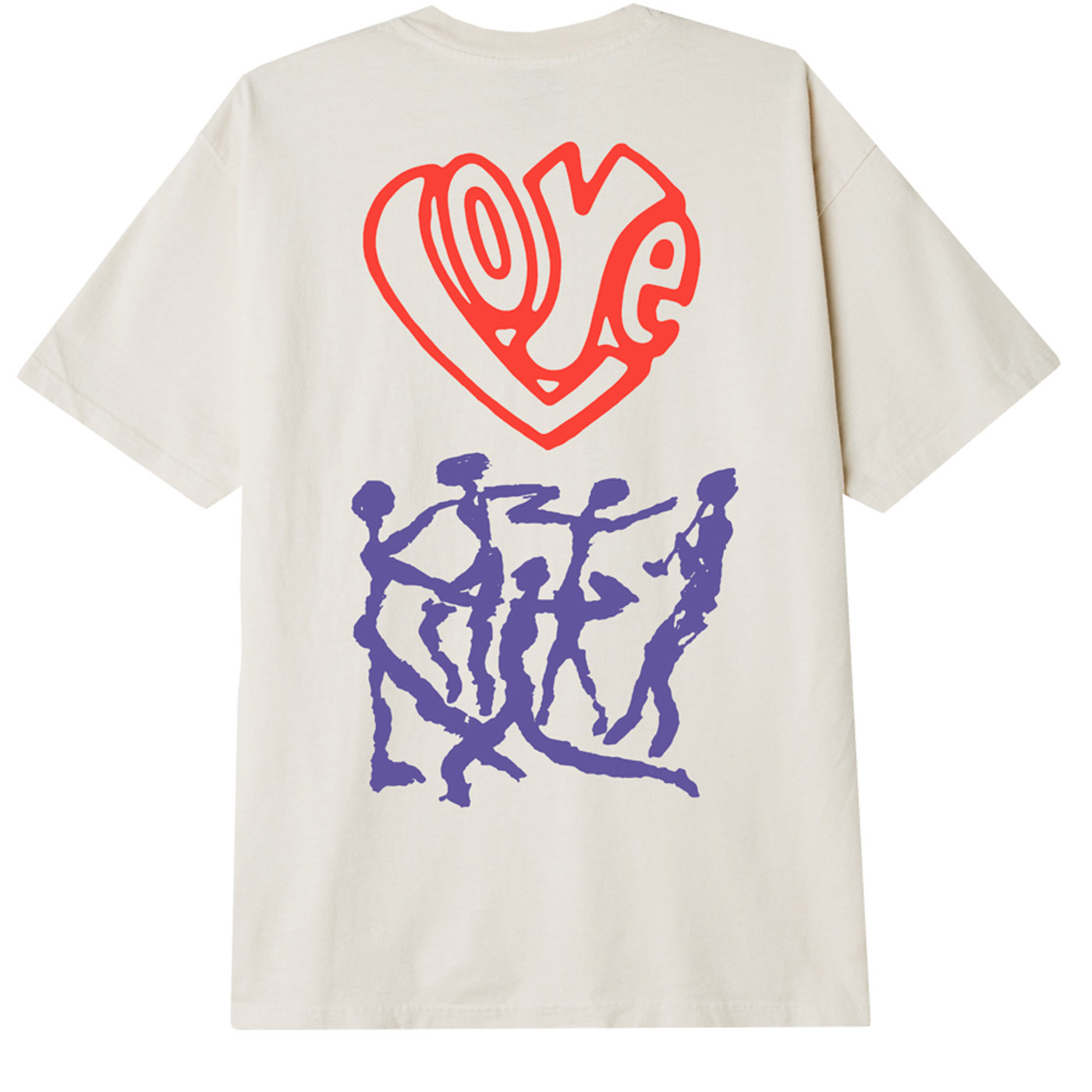 LOVE OVER HATE HEAVYWEIGHT CLASSIC BOX T-SHIRT - Obey Clothing UK