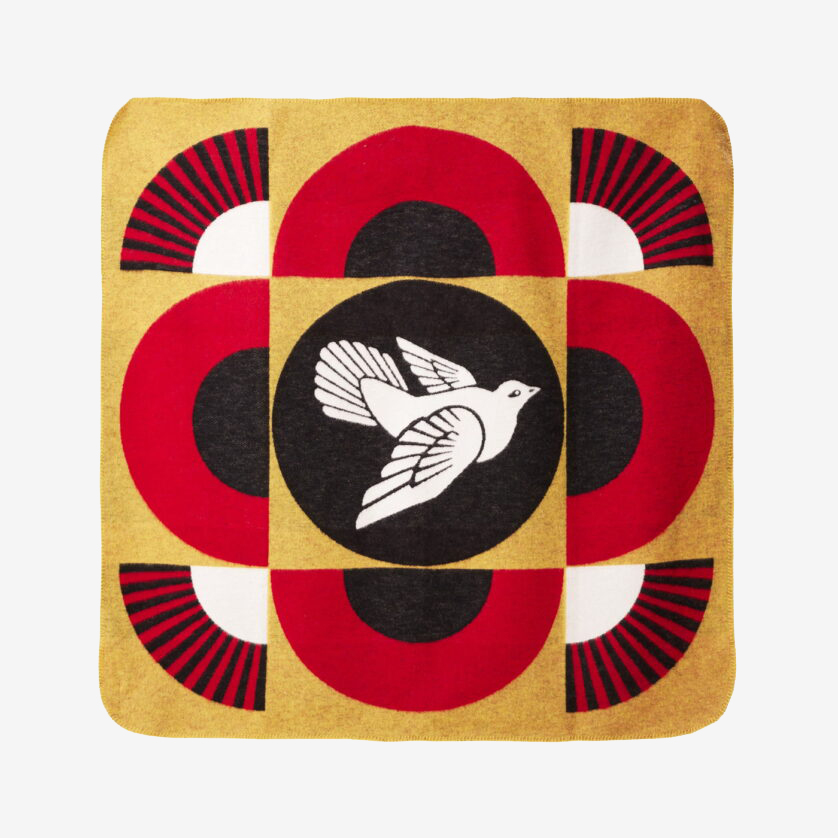 Aabe X OBEY Peace Dove Blanket