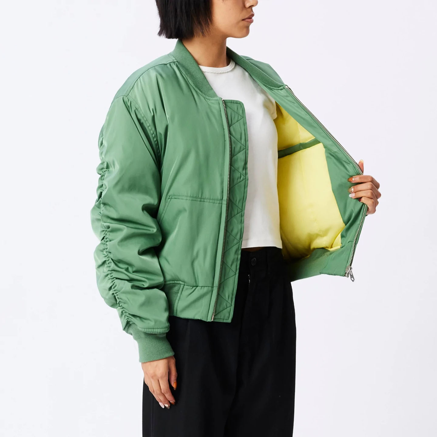 Steve Satin Bomber - Obey Clothing UK