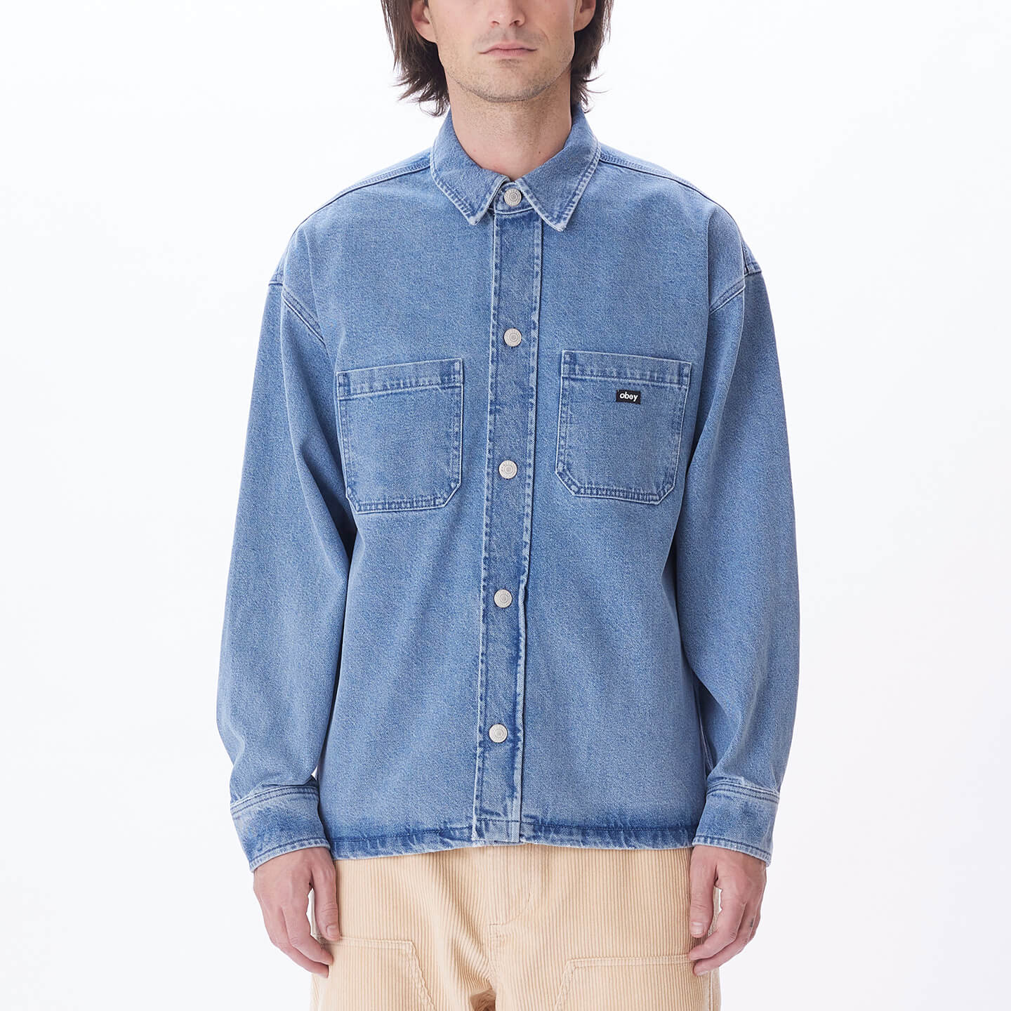 Obey station clearance shirt jacket