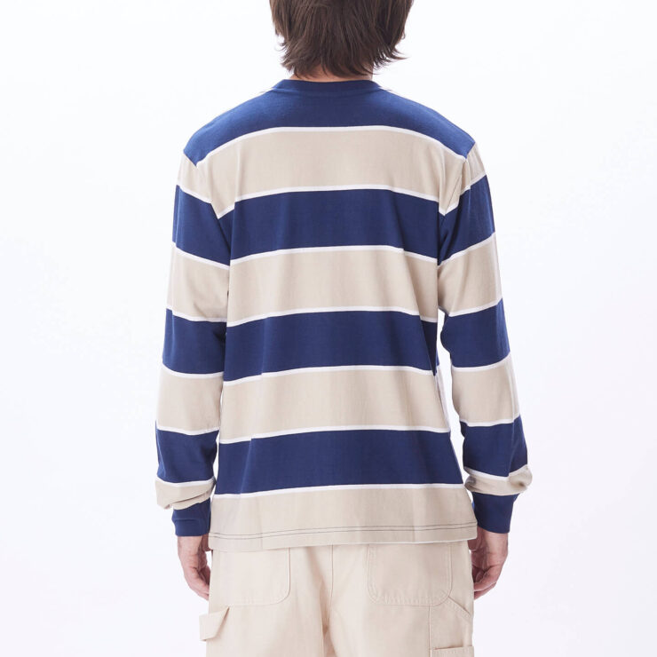 Bryon Stripe Long Sleeve Stripe T-Shirt - Image 5