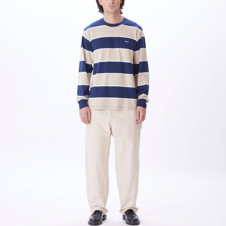 Bryon Stripe Long Sleeve Stripe T-Shirt - Image 6