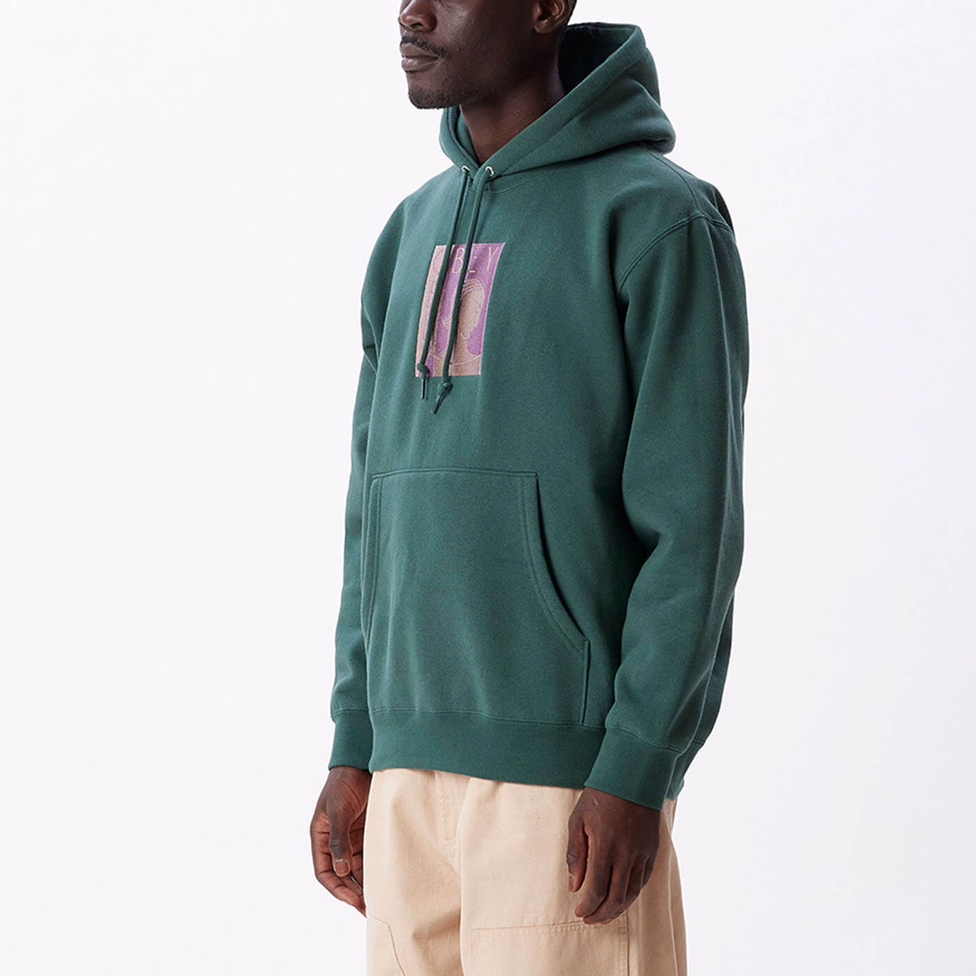 Obey shop hoodie green