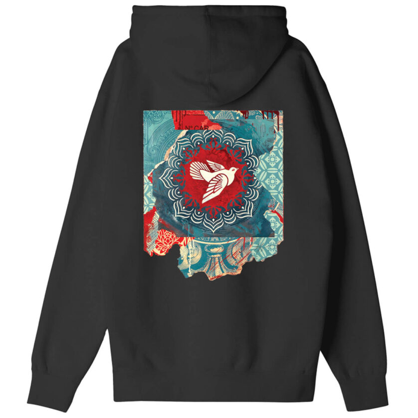 Obey black rose hoodie online