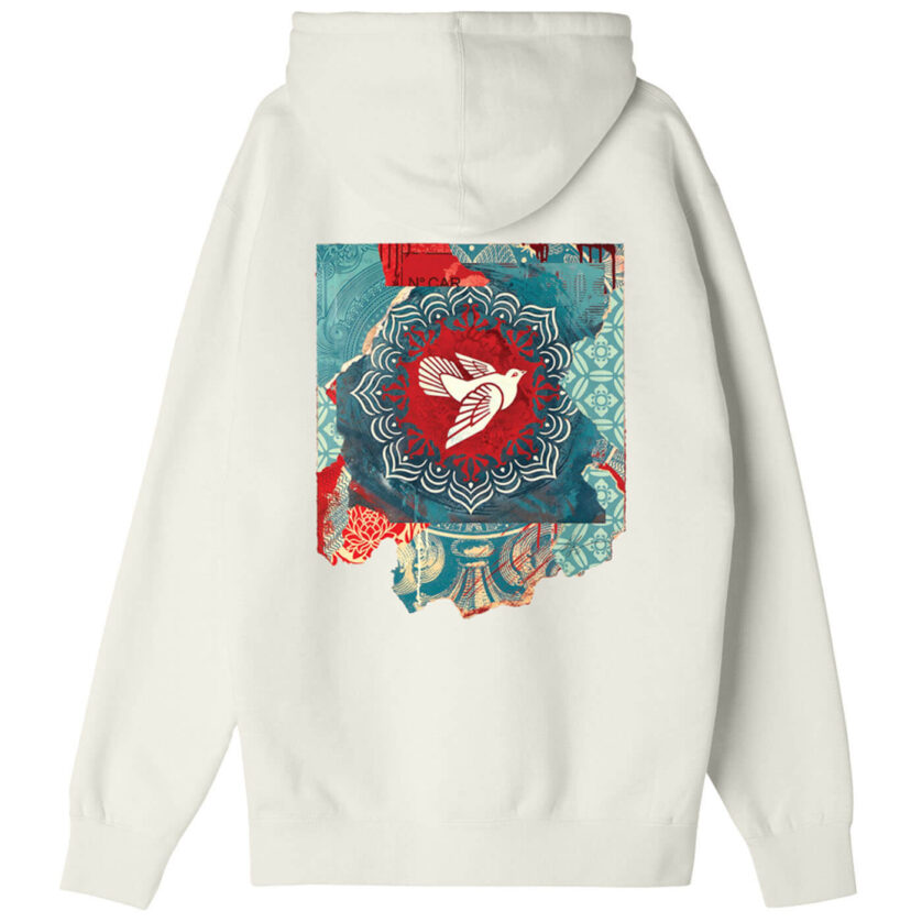 Obey Peace Dove Blue Hood