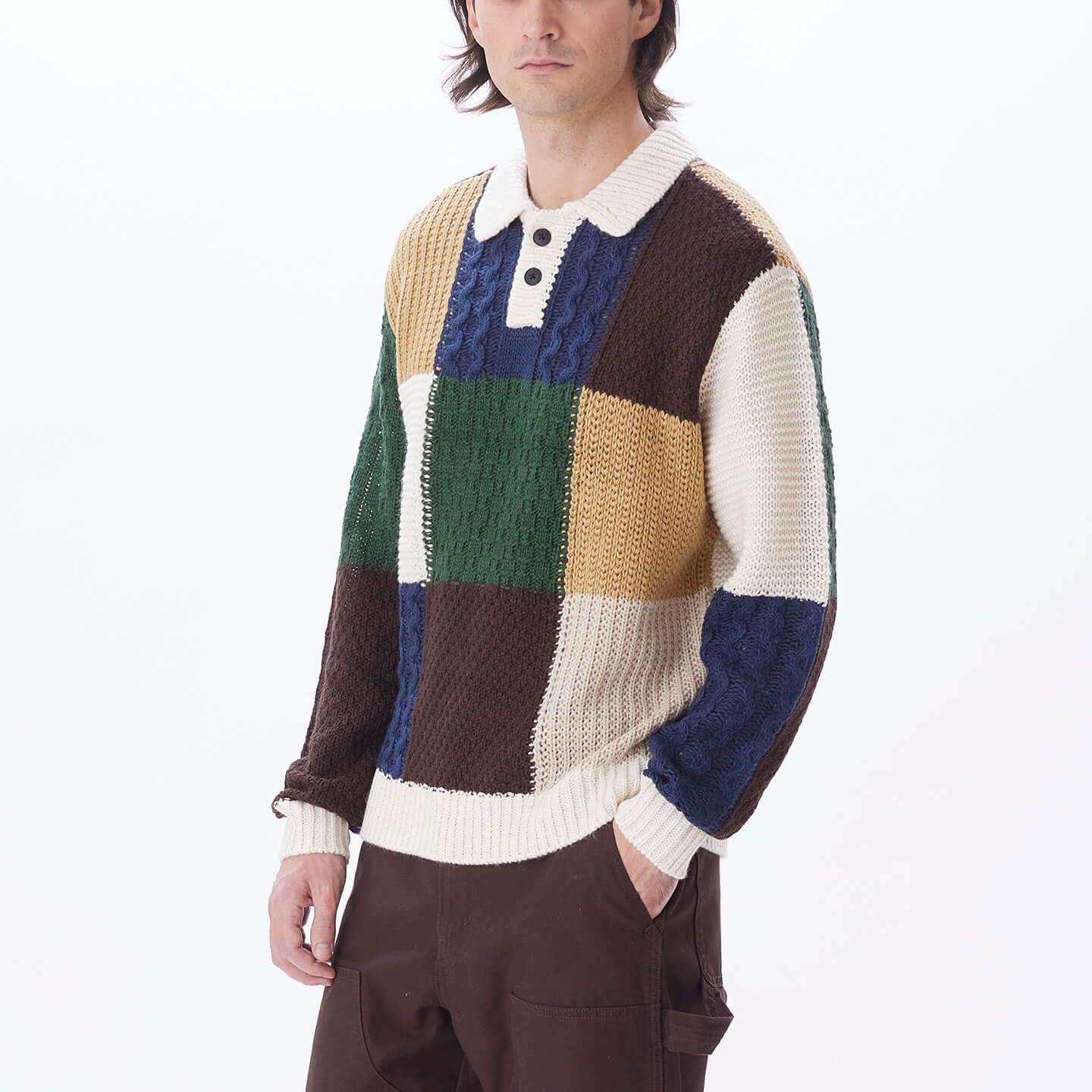 Oliver Patchwork Sweater - Obey Clothing UK