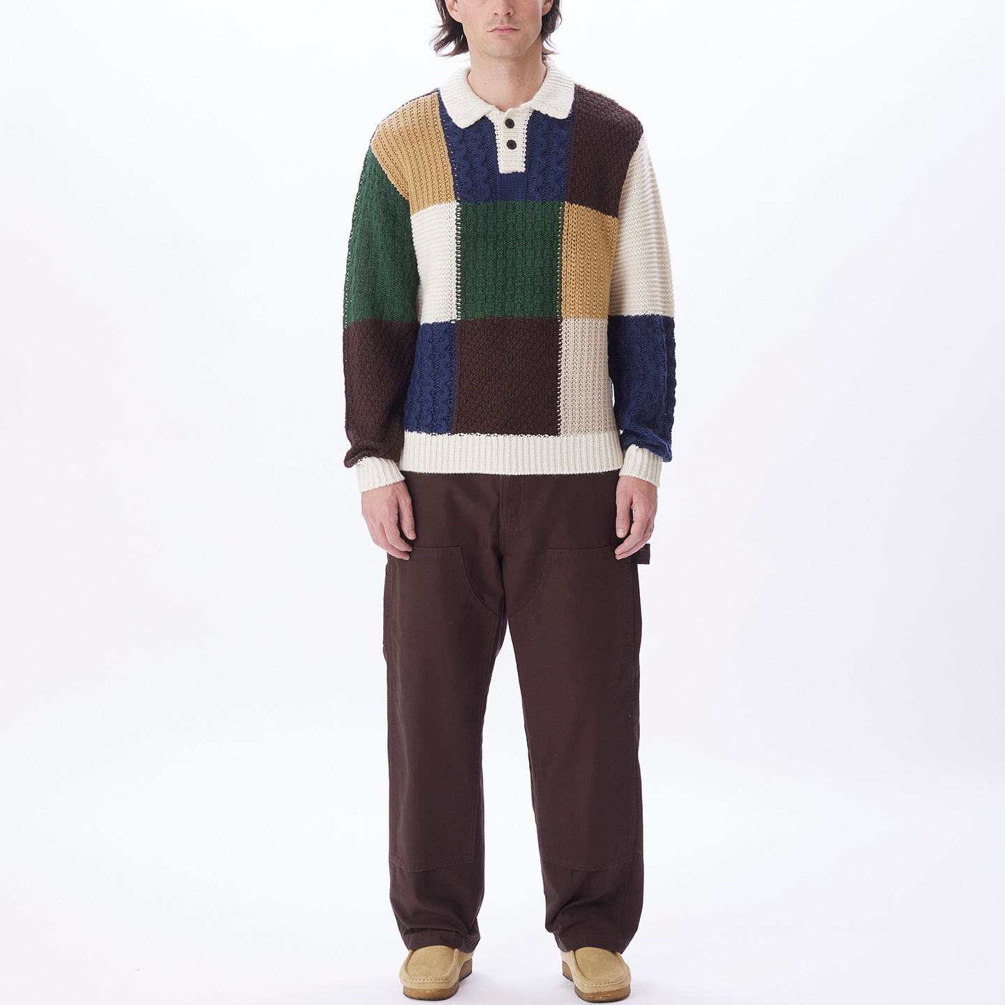 Oliver Patchwork Sweater - Obey Clothing UK