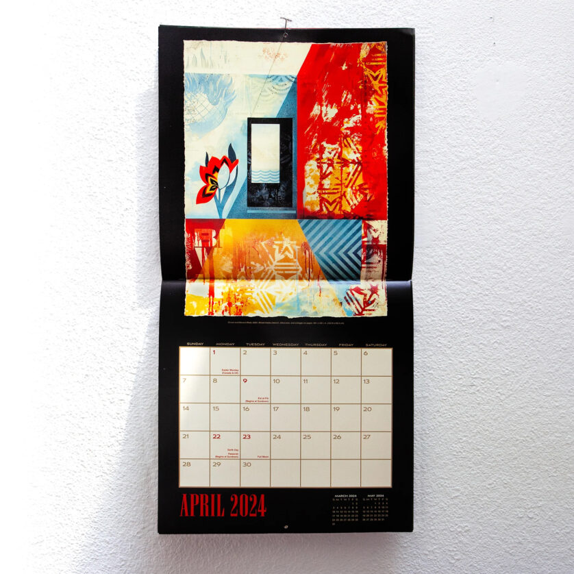 Shepard Fairey 2024 Wall Calendar Obey Clothing UK