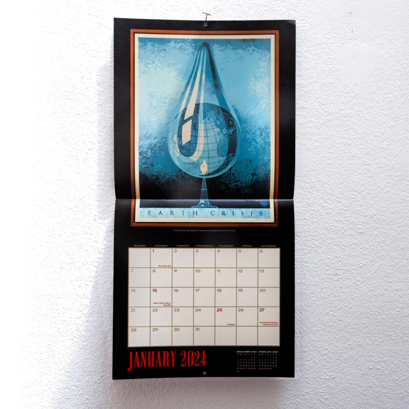 Shepard Fairey 2024 Wall Calendar Obey Clothing UK