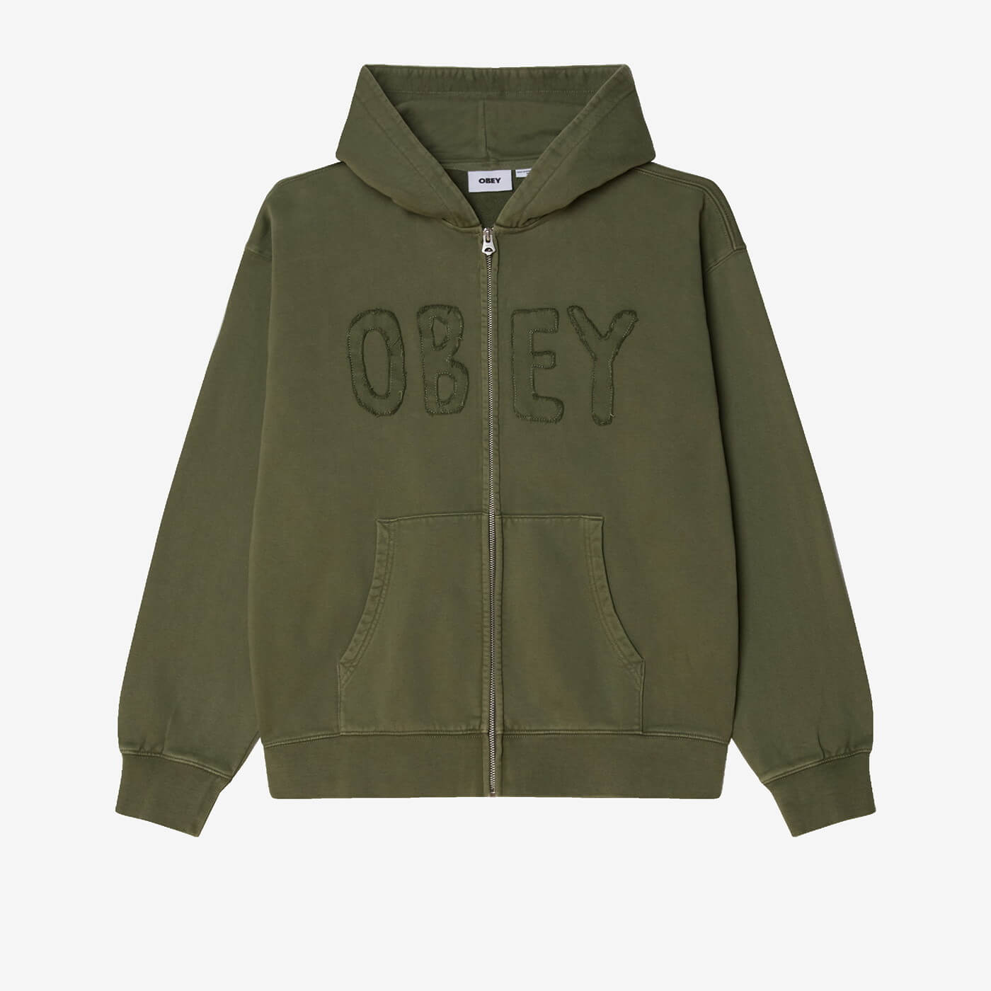 HYBRID FADED ZIP HOOD