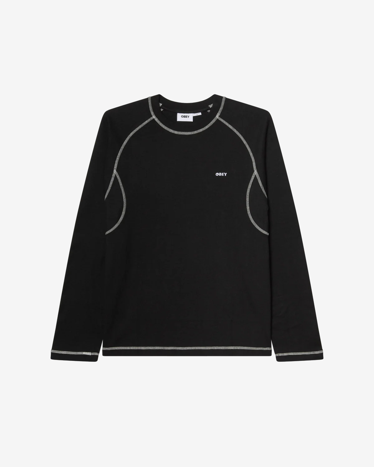 AARON CONTRAST STITCH LS