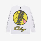OBEY SMILE TIRE VINTAGE LONG SLEEVE T