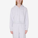 LEAGUE CROPPED ZIP HOOD