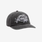 OBEY DUSTER 6 PANEL VELCRO BK