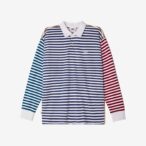 MARCEL STRIPED LONG SLEEVE POLO