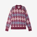 ARGYLE JACQUARD L/S POLO