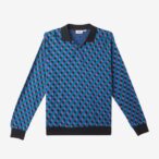 Capri Jaquard Long Sleeve Polo