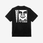 OBEY WARNING HEAVYWEIGHT T-SHIRT