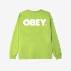 OBEY BOLD HEAVYWEIGHT CUSTOM BOX LONG SLEEVE T-SHIRT