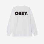 OBEY BOLD HEAVYWEIGHT CUSTOM BOX LONG SLEEVE T-SHIRT