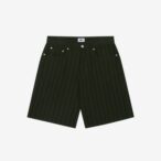 STRIPE BAGGY DENIM SHORT