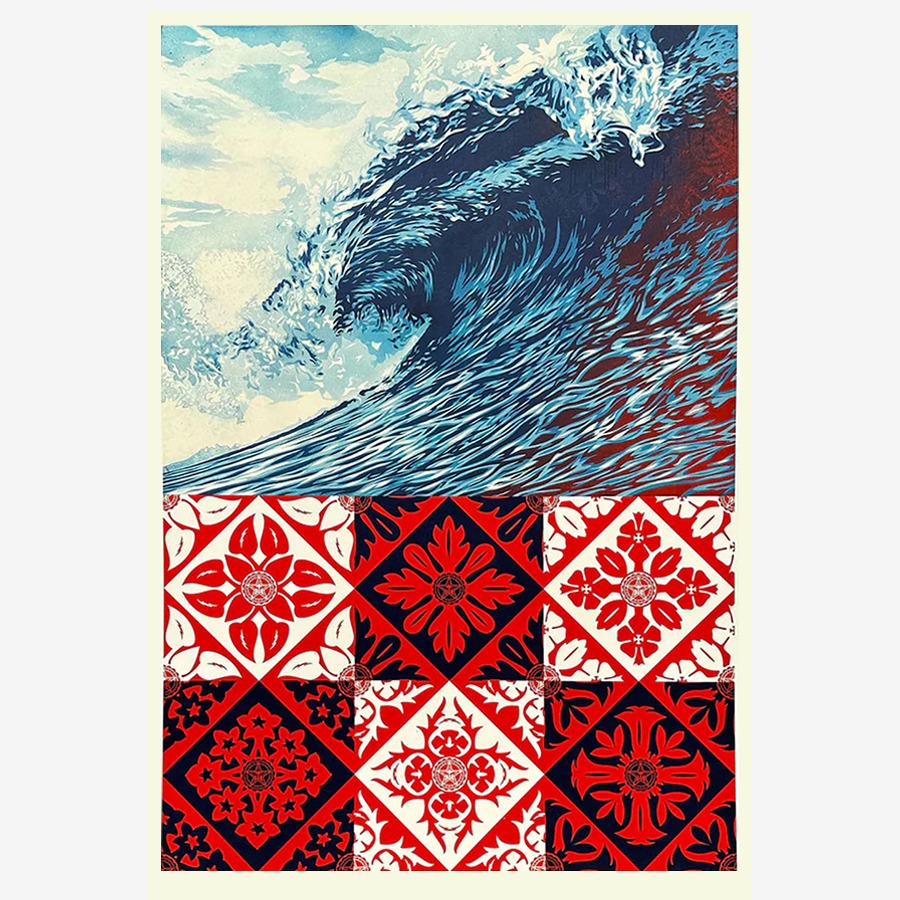 Wave Of Distress Signed Offset Print (24 x 36)