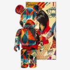 Shepard Fairey Collage BearBrick 1000%