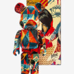 Shepard Fairey Collage BearBrick 1000%